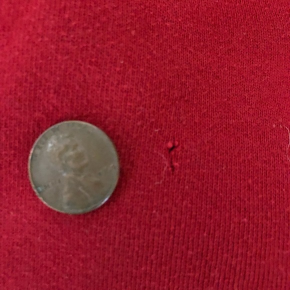 Red American Apparel Zip-Up Hoodie - Picture 3 of 4